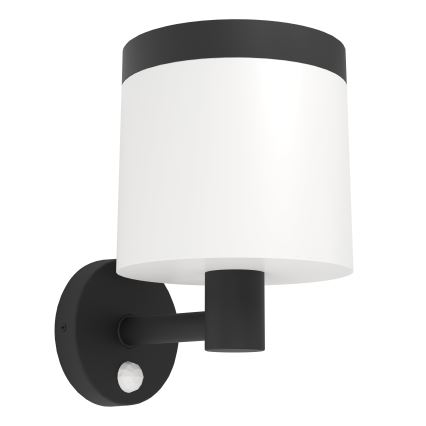 Eglo - LED Solárne nástenné svietidlo so senzorom LED/7,5W/3,7V 2200 mAh IP44