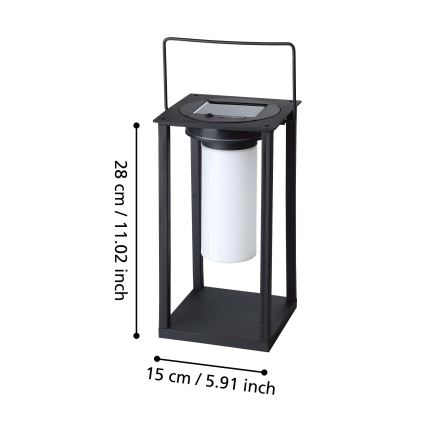 Eglo - LED Solárna stolná lampa LED/3,3W/3,7V IP44