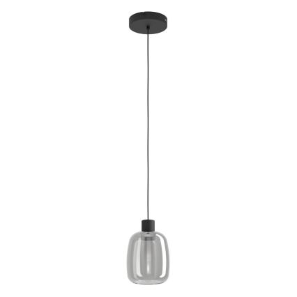 Eglo - LED RGBW Stmievateľný luster na lanku LED/3,7W/230V 2700-6500K čierna ZigBee