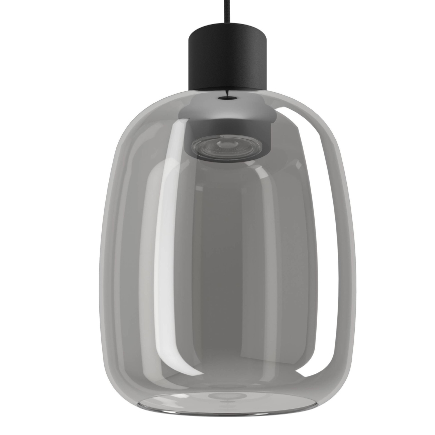 Eglo - LED RGBW Stmievateľný luster na lanku LED/3,7W/230V 2700-6500K čierna ZigBee