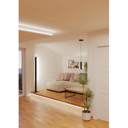 Eglo - LED RGBW Stmievateľný luster na lanku LED/3,7W/230V 2700-6500K čierna