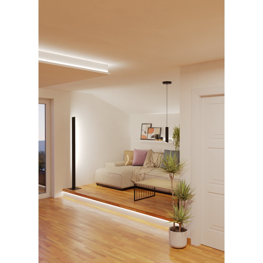 Eglo - LED RGBW Stmievateľný luster na lanku LED/3,7W/230V 2700-6500K čierna