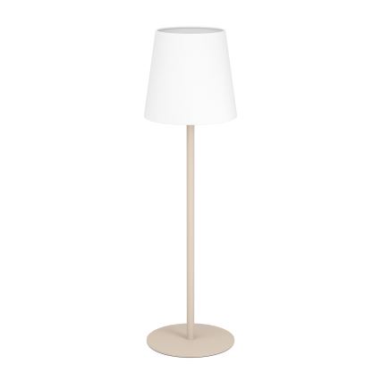 Eglo - Stolná lampa 1xE14/40W/230V krémová/biela