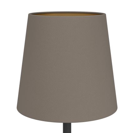 Eglo - Stolová lampa 1xE14/40W/230V čierna/hnedá