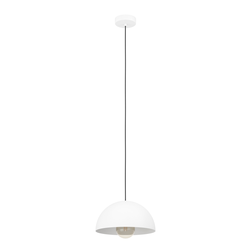 Eglo - Luster na lanku 1xE27/40W/230V pr. 30 cm biela