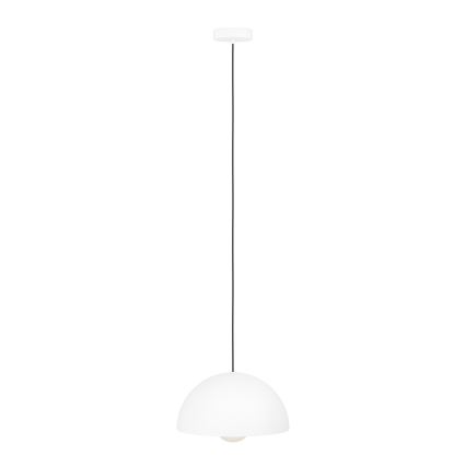 Eglo - Luster na lanku 1xE27/40W/230V pr. 30 cm biela