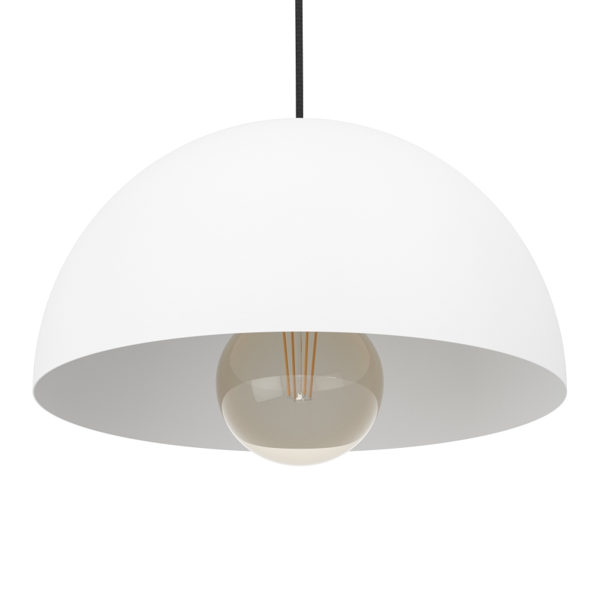 Eglo - Luster na lanku 1xE27/40W/230V pr. 30 cm biela
