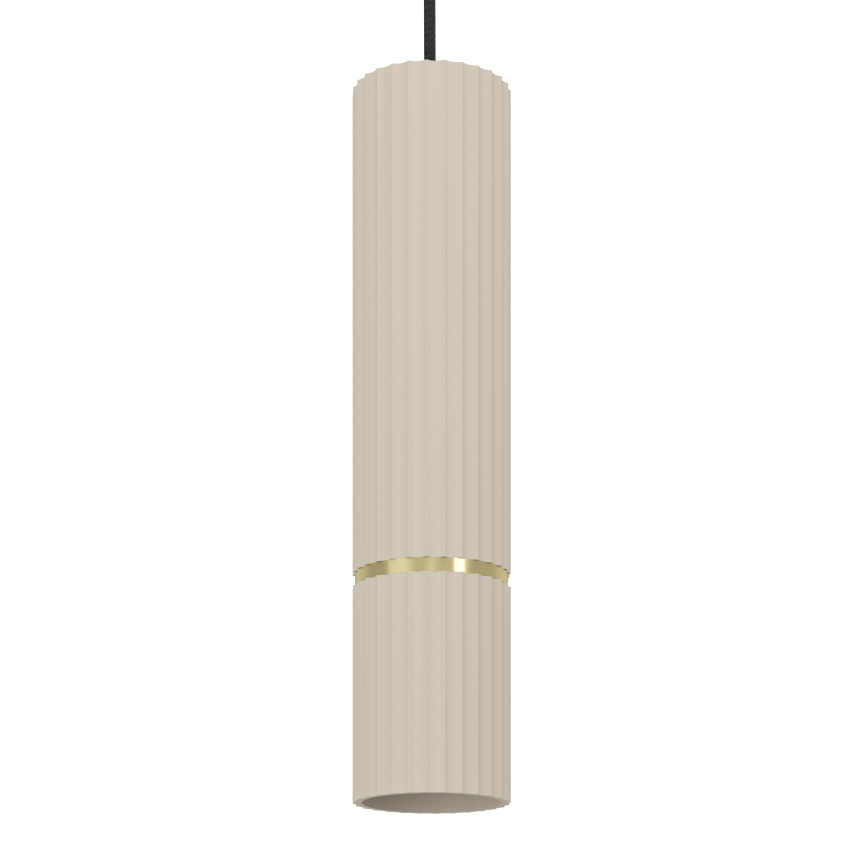 Eglo - LED Luster na lanku 1xGU10/5W/230V 3000K béžová