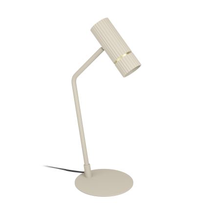 Eglo - LED Stolná lampa 1xGU10/5W/230V 3000K béžová