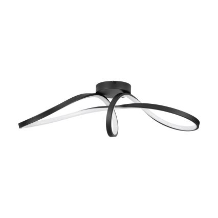 Eglo - LED RGBW Stmievateľné stropné svietidlo LED/22W/230V 2700-6500K čierna