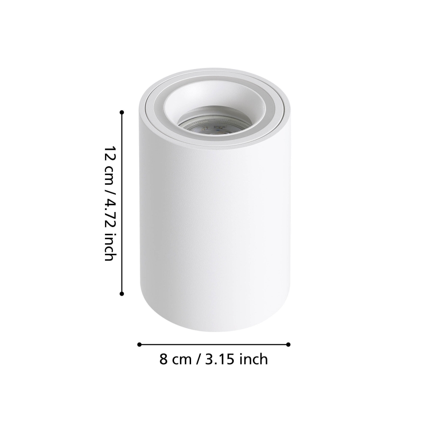 Eglo - LED RGBW Stmievateľné bodové svietidlo LED/4,9W/230V 2700-6500K biela
