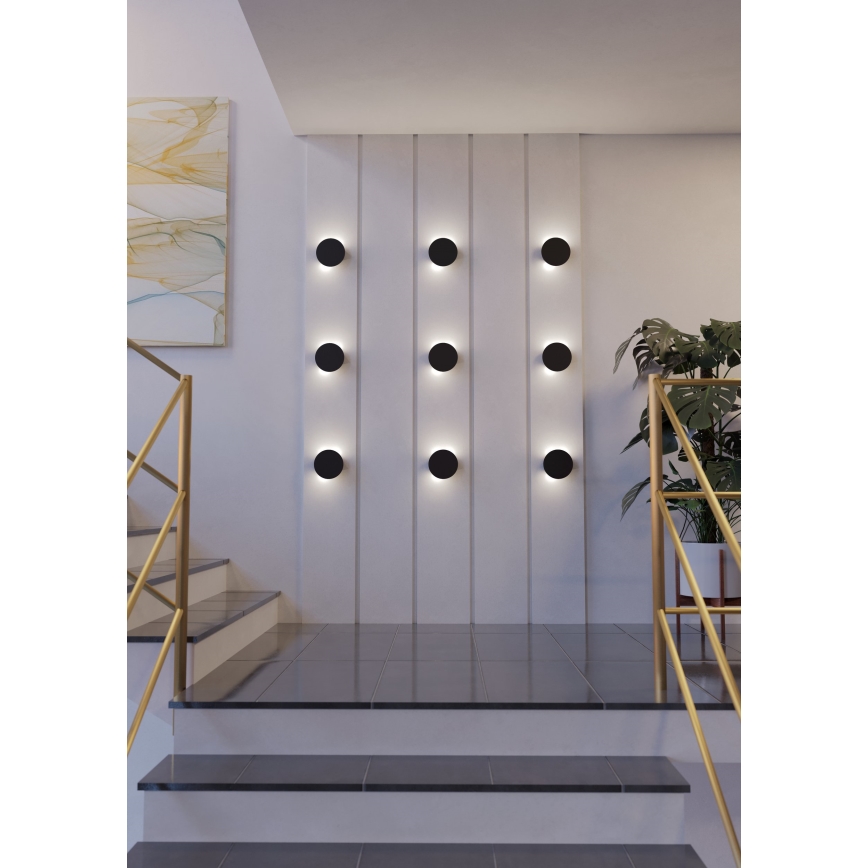 Eglo - LED Nástenné svietidlo LED/4W/230V 3000K čierna