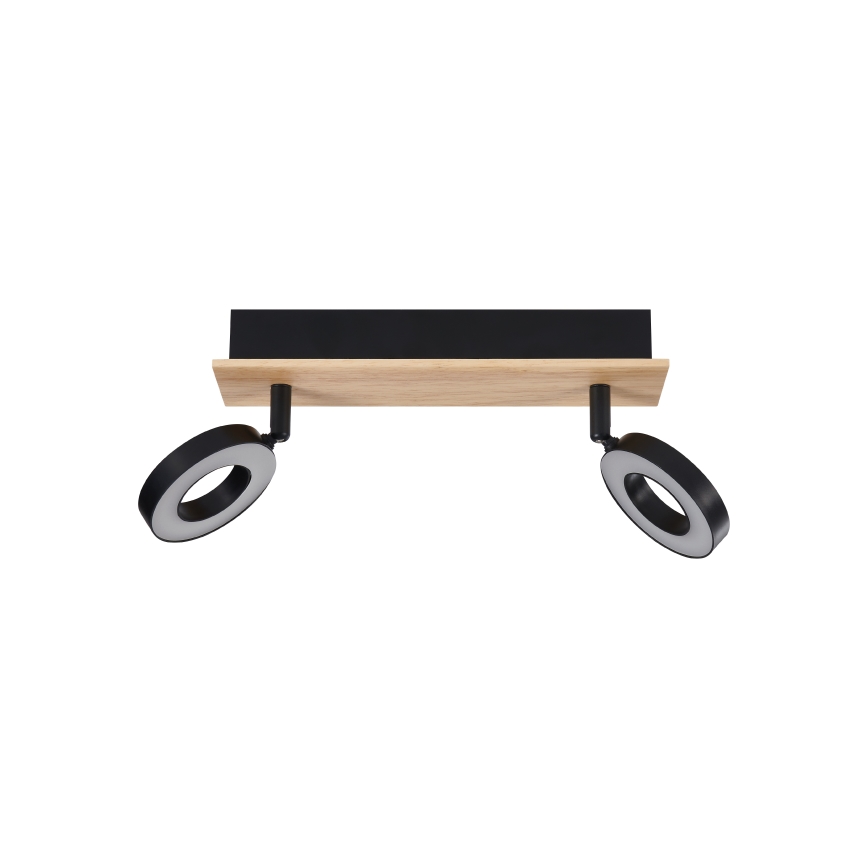 Eglo - LED bodové svietidlo 2xLED/4,2W/230V čierna/hnedá