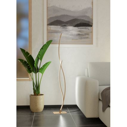 Eglo - LED Stojacia lampa LED/20W/230V 4000K béžová