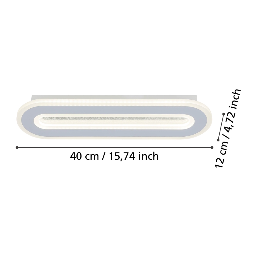 Eglo - LED Nástenné svietidlo LED/12W/230V 4000K biela