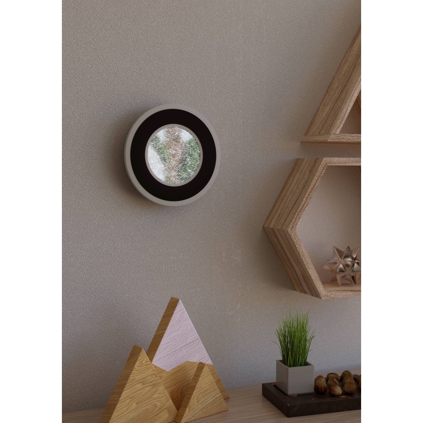 Eglo - LED Nástenné svietidlo LED/12W/230V 4000K čierna