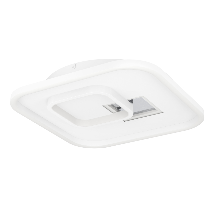 Eglo - LED Stropné svietidlo 1xLED/16,2W/230V + 1xLED/9,2W 38x38 cm biela