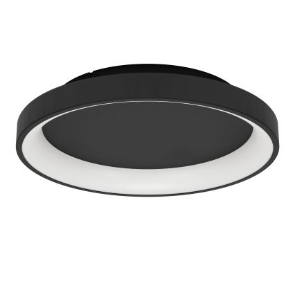 Eglo - LED Stmievateľné stropné svietidlo LED/12W/230V 2700-6500K čierna + diaľkové ovládanie