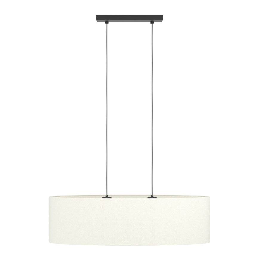 Eglo - Luster na lanku 2xE27/60W/230V biela