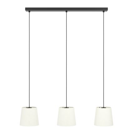 Eglo - Luster na lanku 3xE27/60W/230V biela