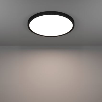 Eglo - LED Stropné svietidlo LED/17W/230V 2700/4000/6500K pr. 38,9 cm čierna