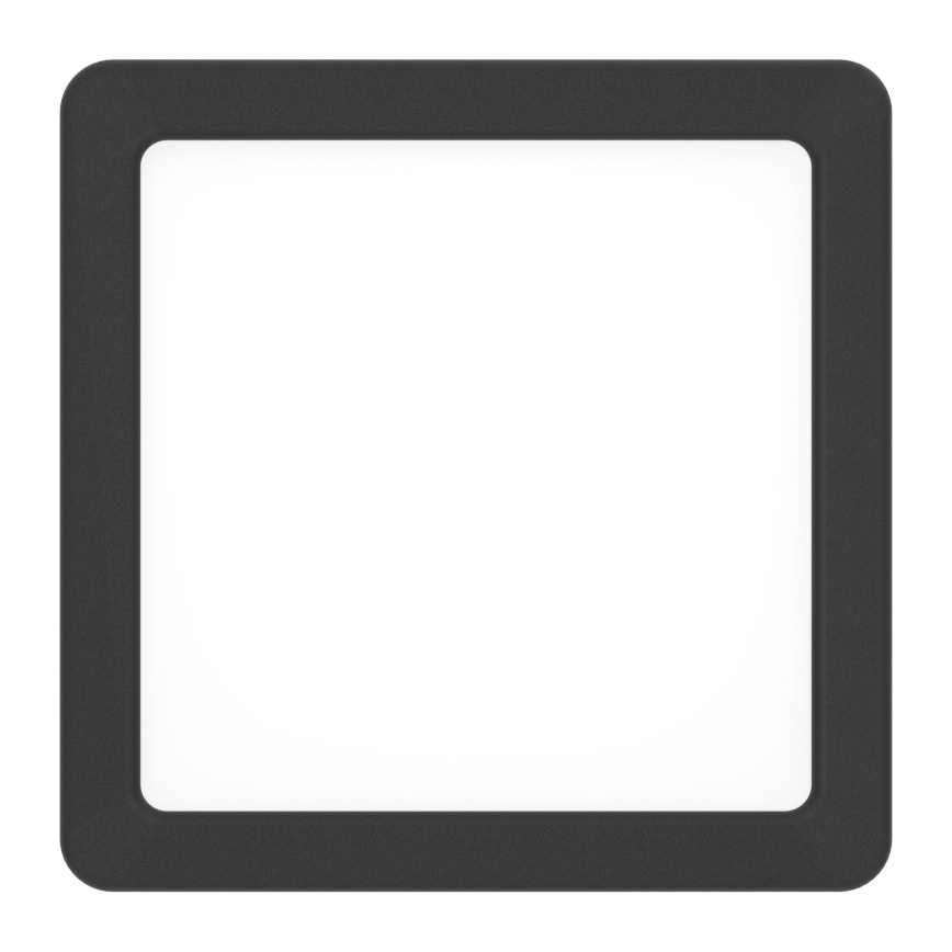 Eglo - LED Stropné svietidlo LED/7W/230V 2700/4000/6500K 15x15cm čierna