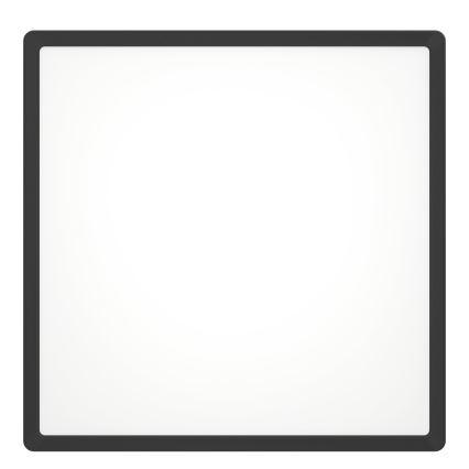 Eglo - LED Stropné svietidlo LED/17,5W/230V 2700/4000/6500K 39x39 cm čierna