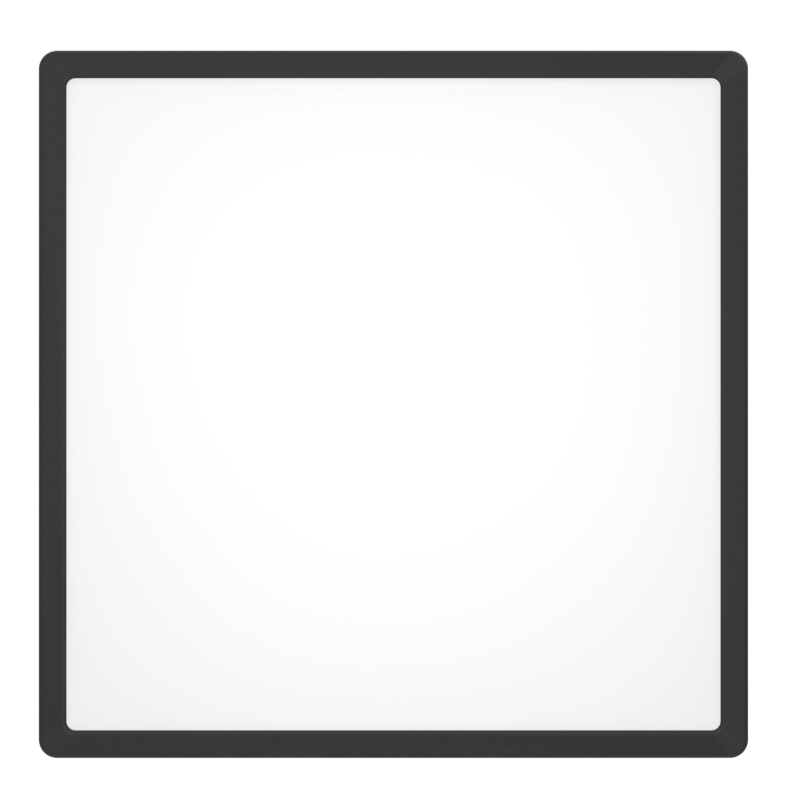 Eglo - LED Stropné svietidlo LED/17,5W/230V 2700/4000/6500K 39x39 cm čierna