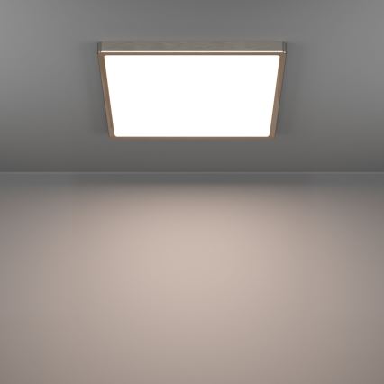 Eglo - LED stropné svietidlo LED/17,5W/230V 2700/4000/6500K 39x39 cm matný chróm