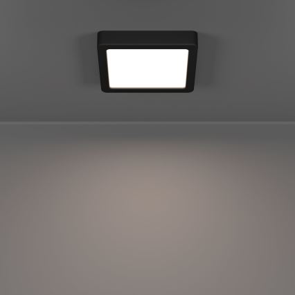 Eglo - LED kúpeľňové stropné svietidlo LED/7W/230V 15x15 cm IP44 čierne