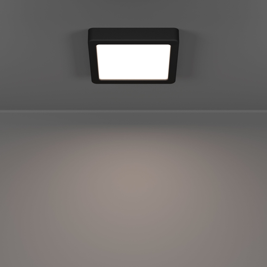 Eglo - LED kúpeľňové stropné svietidlo LED/7W/230V 15x15 cm IP44 čierne