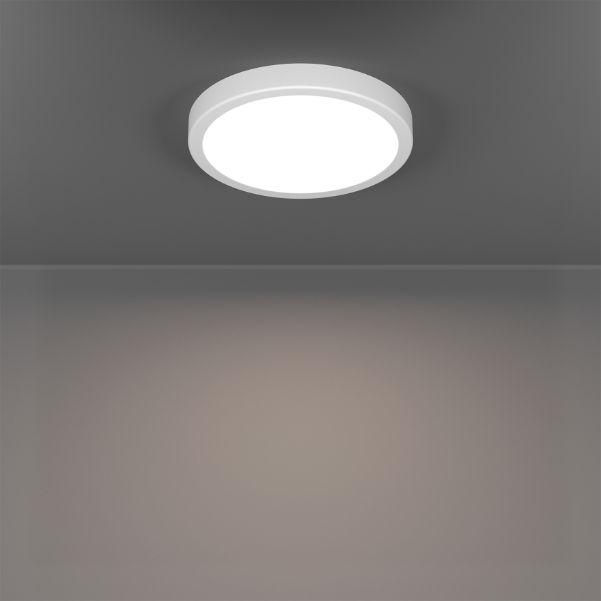 Eglo - LED RGBW Stmievateľné kúpeľňové stropné svietidlo LED/11,2W/230V 2700-6500K pr. 21,1 cm IP44 biela