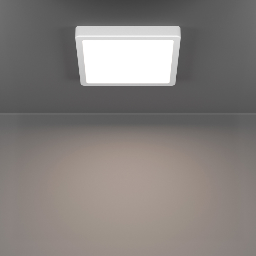 Eglo - LED RGBW stmievateľné kúpeľňové stropné svietidlo LED/10,5W/230V 2700-6500K 22x22 cm IP44 biela