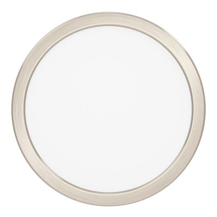 Eglo - LED RGBW stmievateľné kúpeľňové stropné svietidlo LED/11,2W/230V 2700–6500 K priemer 21,1 cm IP44 matný chróm