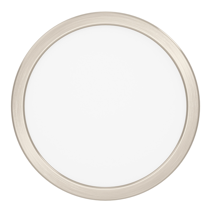 Eglo - LED RGBW stmievateľné kúpeľňové stropné svietidlo LED/11,2W/230V 2700–6500 K priemer 21,1 cm IP44 matný chróm