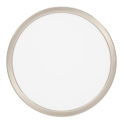 Eglo - LED RGBW stmievateľné kúpeľňové stropné svietidlo LED/14,3W/230V 2700-6500K pr. 27,8 cm IP44 matný chróm