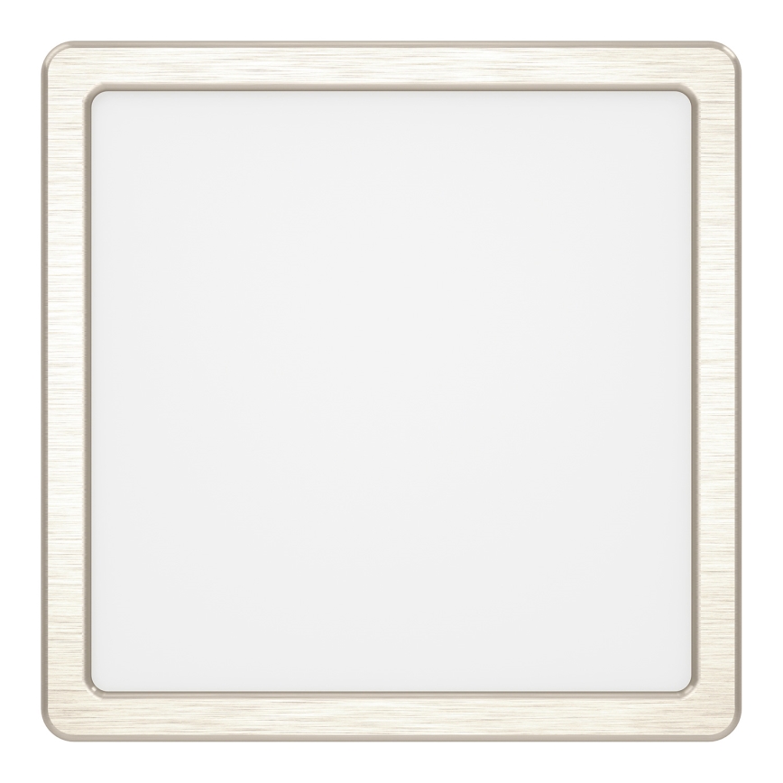 Eglo - LED RGBW stmievateľné kúpeľňové stropné svietidlo LED/10,5W/230V 2700-6500K 22x22 cm IP44 matný chróm