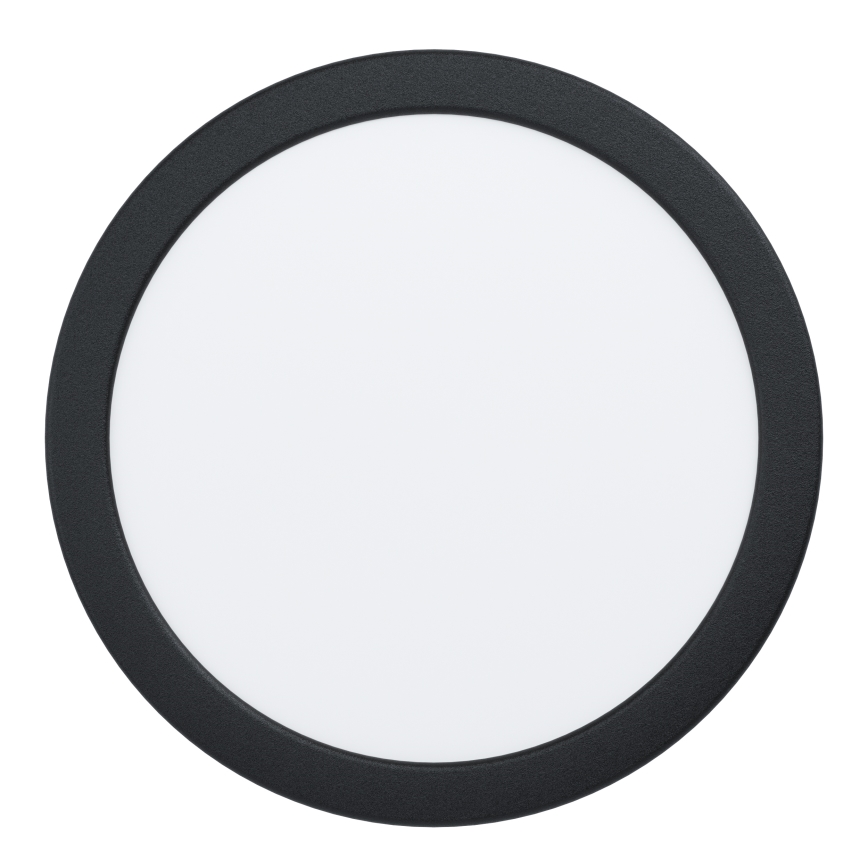 Eglo - LED podhľadové svietidlo LED/18,5W/230V 2700/4000/6500K pr. 21,6 cm čierne