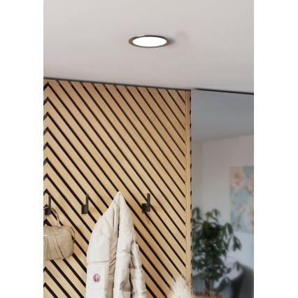 Eglo - LED podhľadové svietidlo LED/10,5W/230V 2700/4000/6500K pr. 16,8 cm matný chróm