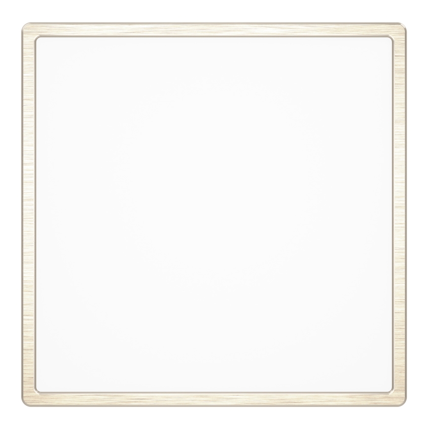 Eglo - LED RGBW Stmievateľné kúpeľňové stropné svietidlo LED/17,8W/230V 2700-6500K 39x39 cm IP44 matný chróm