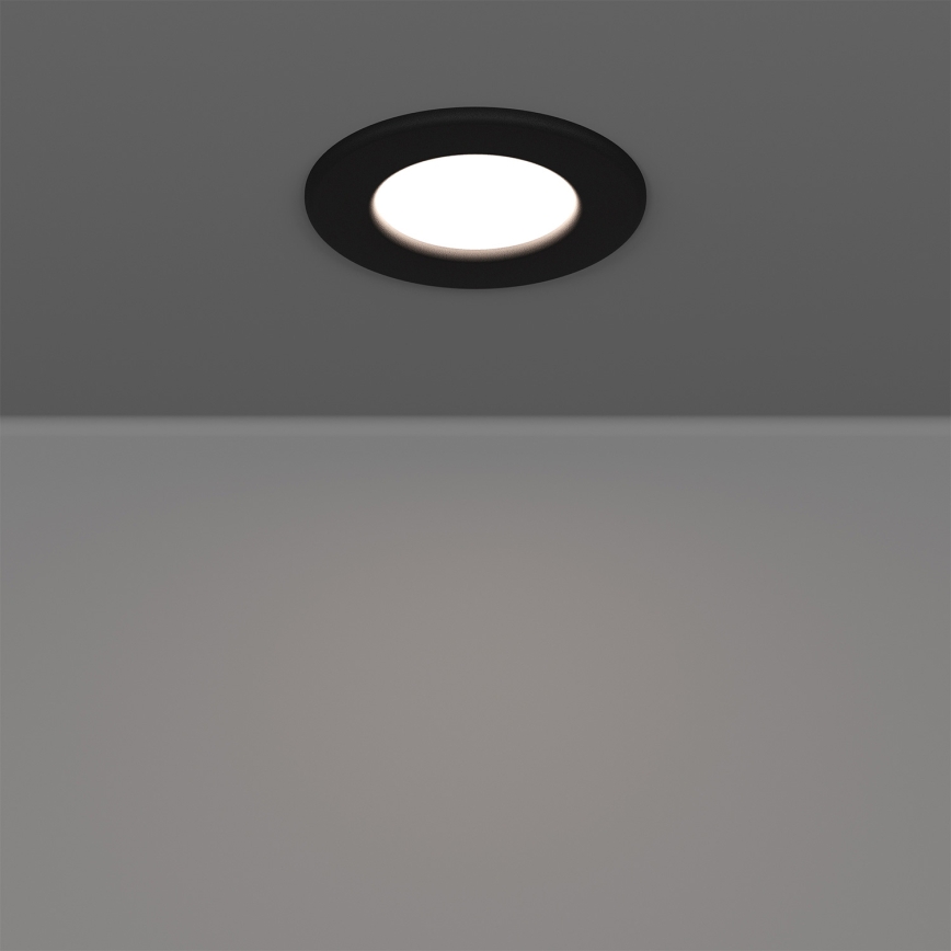 Eglo - SADA 3xLED RGBW Stmievateľné kúpeľňové podhľadové svietidlo LED/2,8W/230V 2700-6500K pr. 8,8 cm IP44 čierna