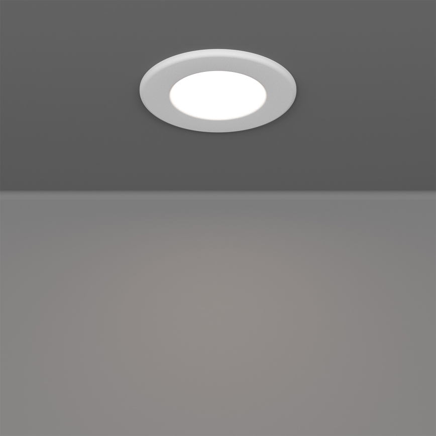 Eglo - SADA 3xLED RGBW stmievateľné kúpeľňové podhľadové svietidlo LED/2,8W/230V 2700-6500K pr. 8,8 cm IP44 biela