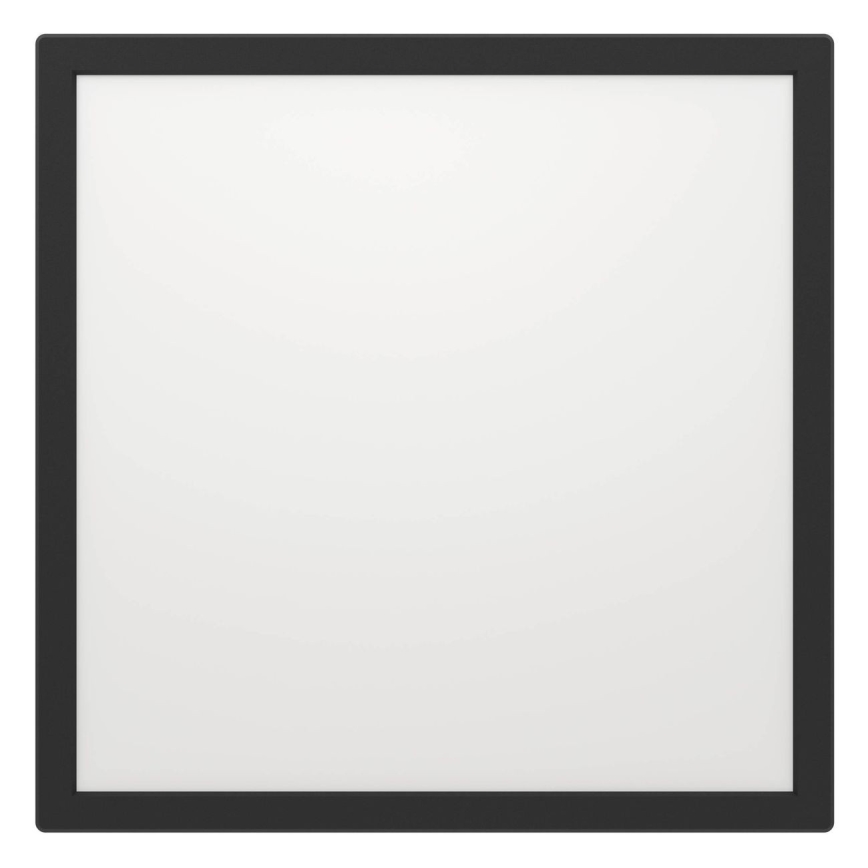 Eglo - LED Kúpeľňové stropné svietidlo LED/17,6W/230V 2700/4000/6500K 39x39 cm IP44 čierna