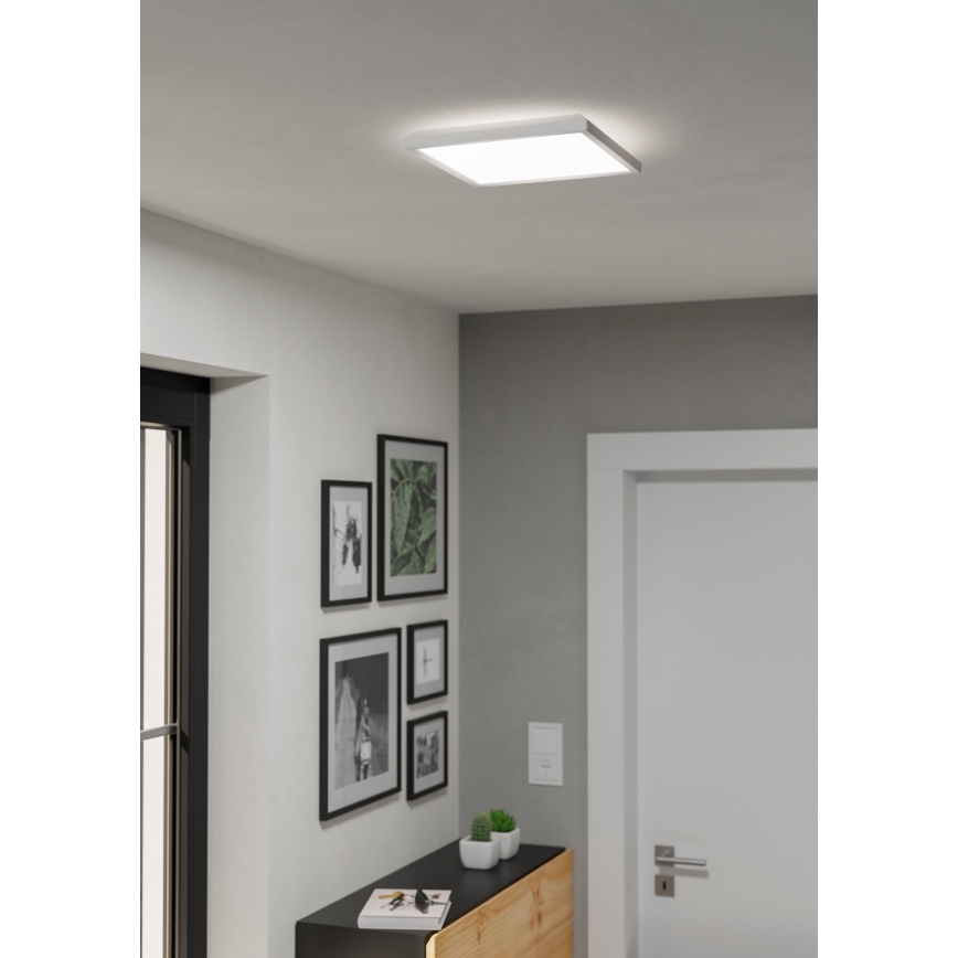 Eglo - LED Kúpeľňové stropné svietidlo LED/13,4W/230V 2700/4000/6500K 29x29 cm IP44 biela