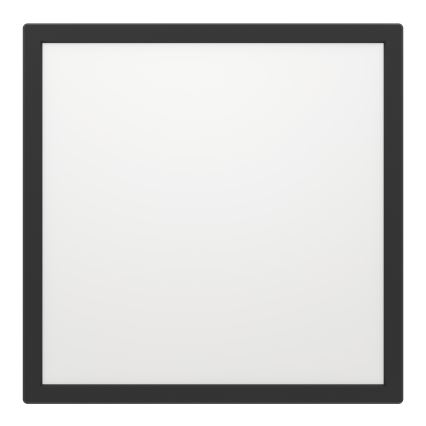 Eglo - LED Stmievateľné kúpeľňové stropné svietidlo LED/17,6W/230V 2700-6500K 39x39 cm IP44 čierna + diaľkové ovládanie
