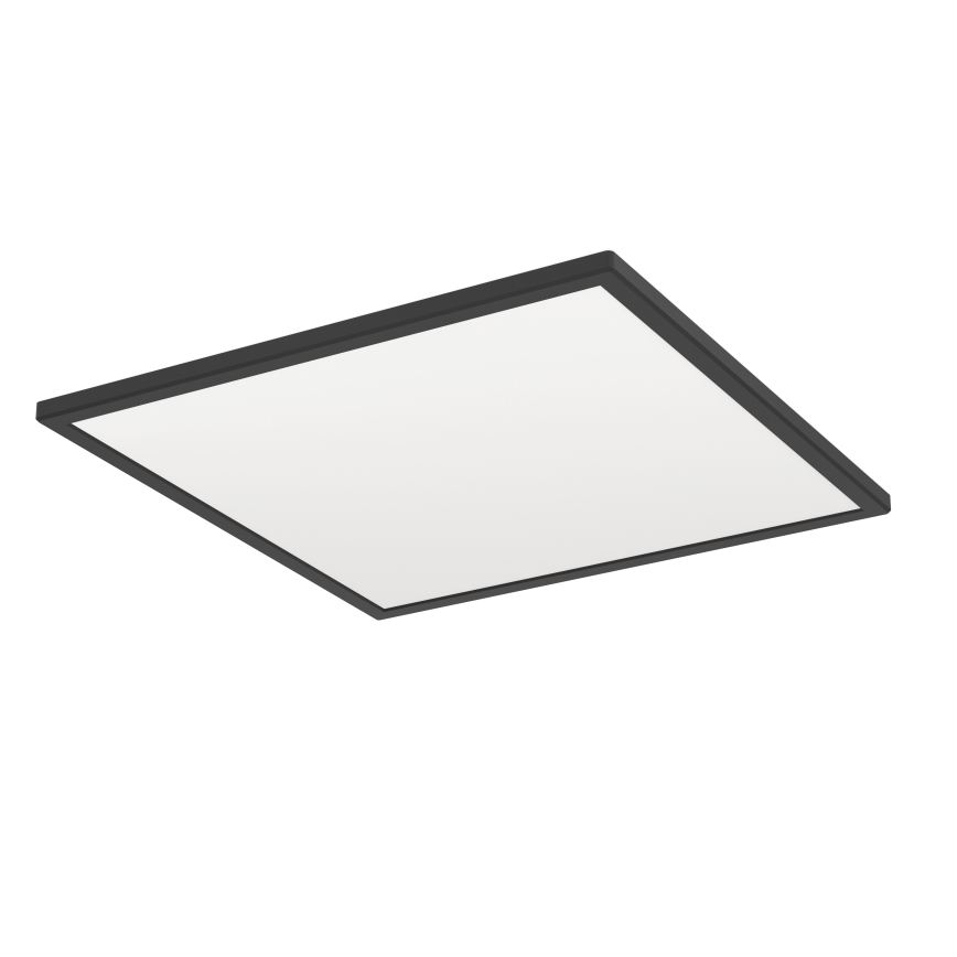 Eglo 901457 - LED Stmievateľné kúpeľňové stropné svietidlo LED/17W/230V 2700-6500K 50x50 cm IP44 čierna + diaľkové ovládanie