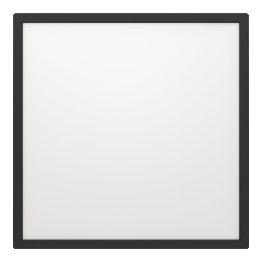 Eglo 901457 - LED Stmievateľné kúpeľňové stropné svietidlo LED/17W/230V 2700-6500K 50x50 cm IP44 čierna + diaľkové ovládanie