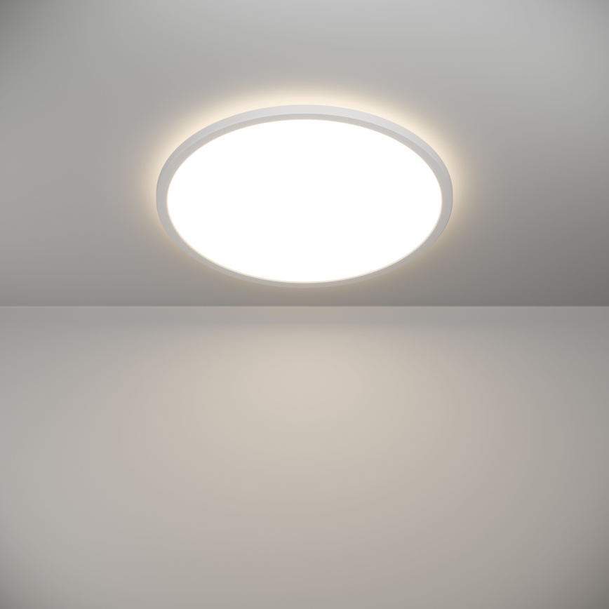Eglo - LED Stmievateľné kúpeľňové stropné svietidlo LED/16,8W/230V 2700-6500K pr.50 cm IP44 biela + diaľkové ovládanie