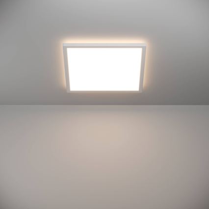 Eglo - LED Stmievateľné kúpeľňové stropné svietidlo LED/17,6W/230V 2700-6500K 39x39 cm IP44 biela + diaľkové ovládanie
