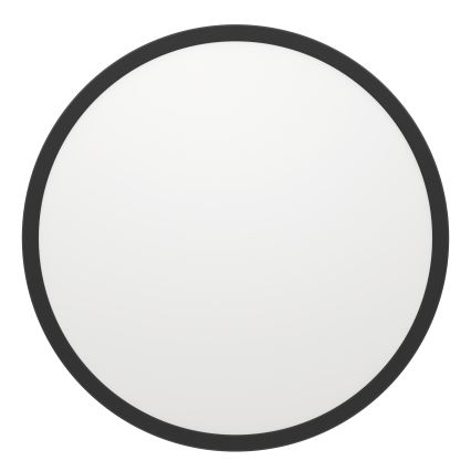 Eglo - LED RGBW Stmievateľné kúpeľňové stropné svietidlo LED/16,8W/230V 2700-6500K pr. 50 cm IP44 čierna ZigBee